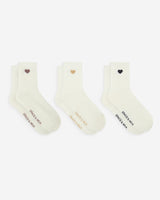 Chaussettes cœurs en lurex multico Asteria