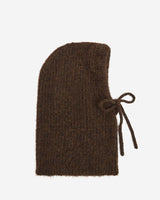 Wool-blend balaclava chocolat Samourai