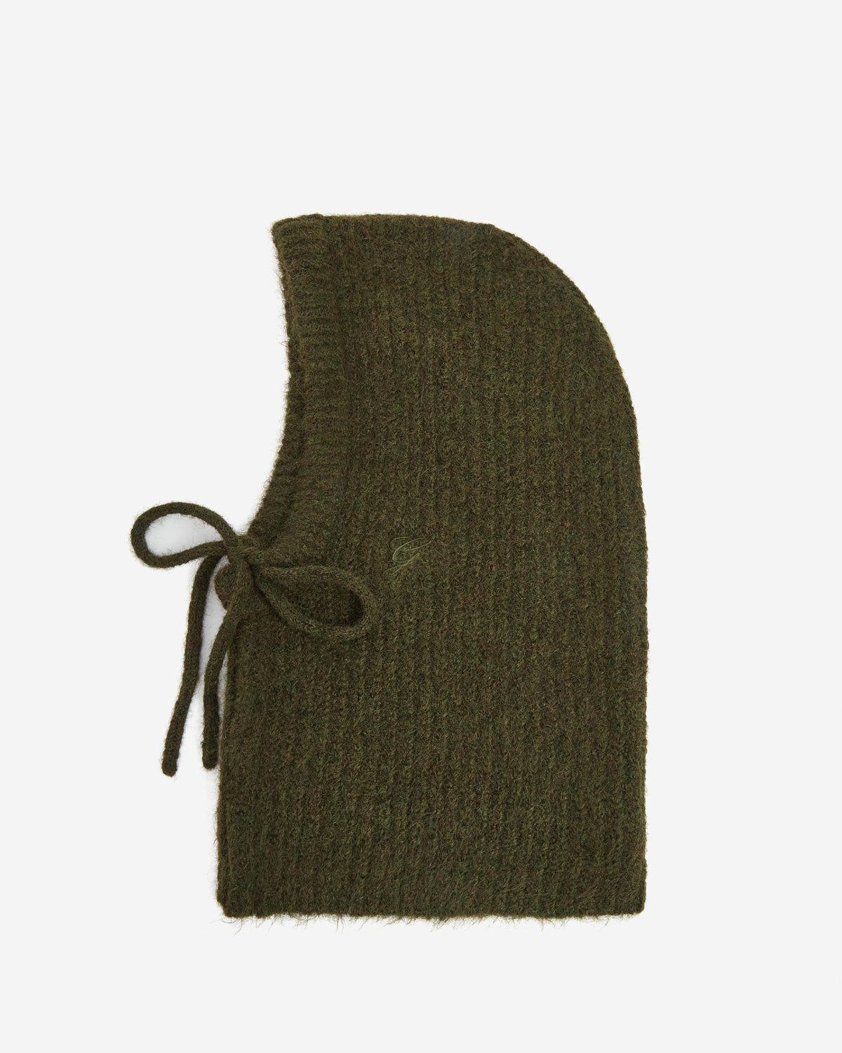 Wool-blend balaclava kaki Samourai
