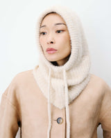 Wool-blend balaclava sable Samourai