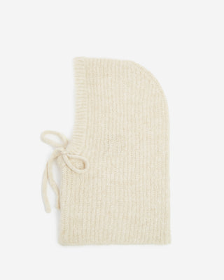 Cagoule en laine mélangée sable Samourai