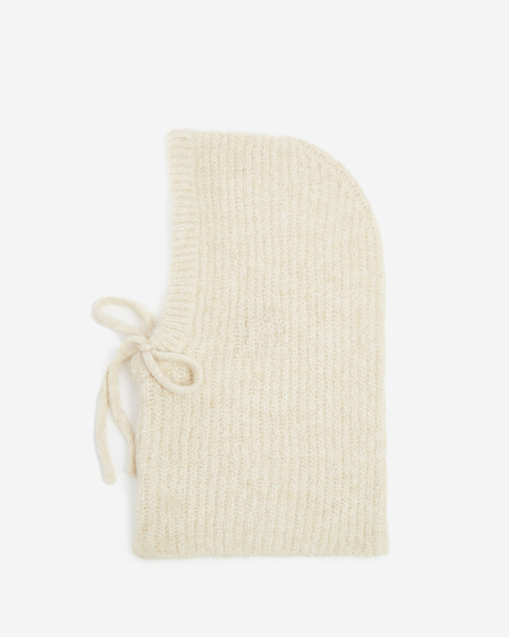 Wool-blend balaclava sable Samourai