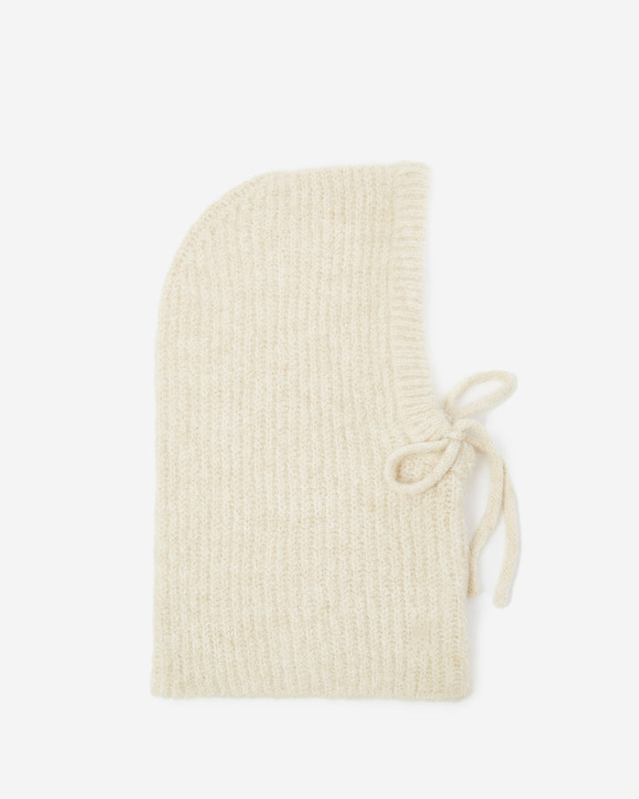 Wool-blend balaclava sable Samourai