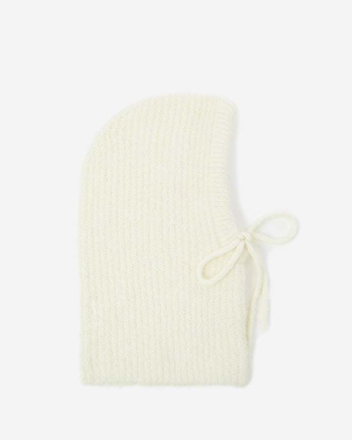Wool-blend balaclava vanille Samourai