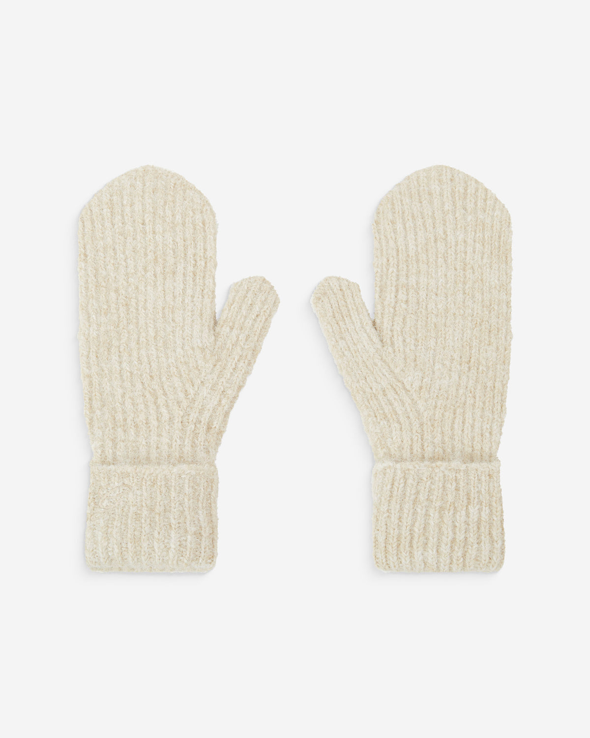 Wool-blend mittens sable Acajou