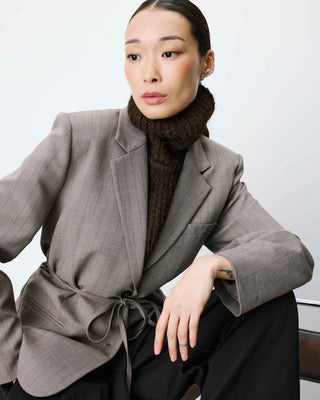 Knit snood chocolat Ansel
