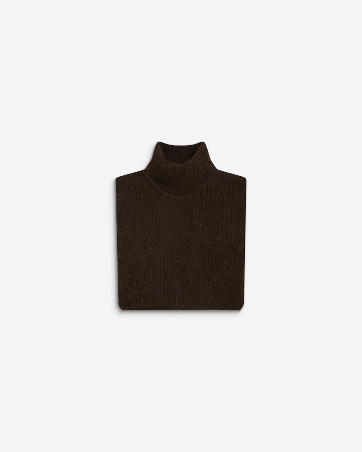 Knit snood chocolat Ansel