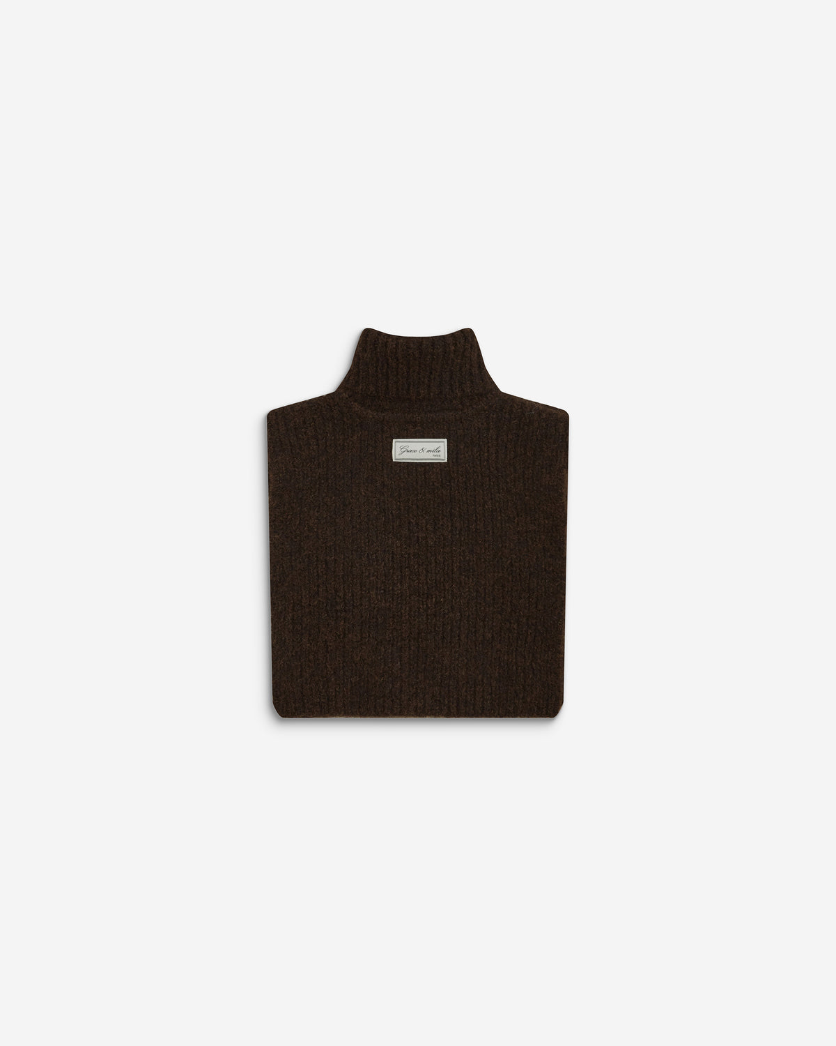 Knit snood chocolat Ansel