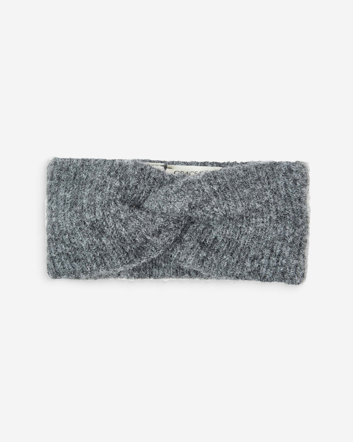 Diadema de punto anthracite Auden