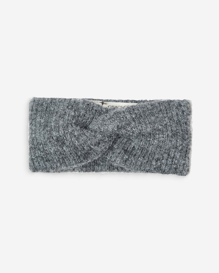Diadema de punto anthracite Auden