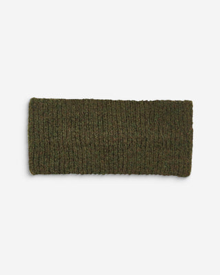 Bandeau croisé en maille kaki Auden