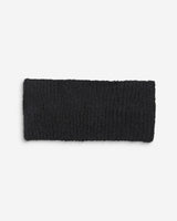 Bandeau croisé en maille noir Auden