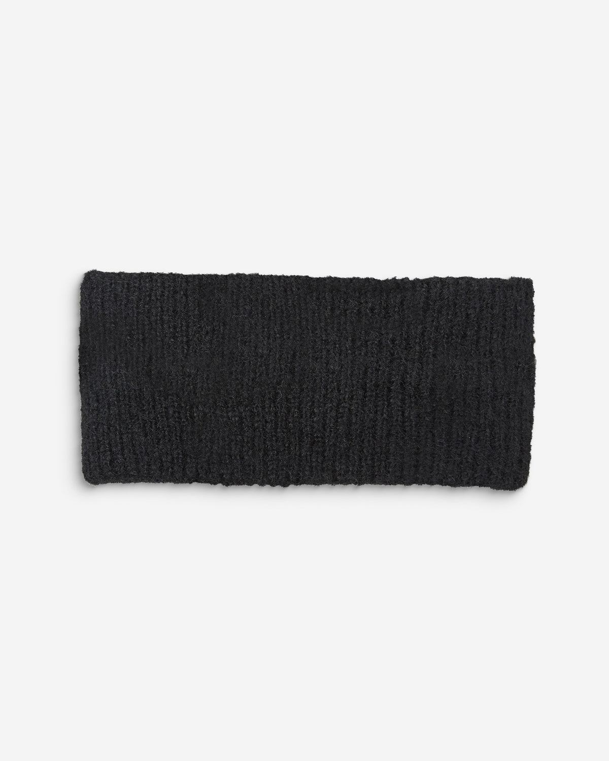 Bandeau croisé en maille noir Auden