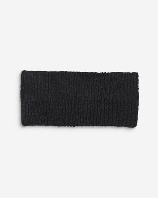 Bandeau croisé en maille noir Auden