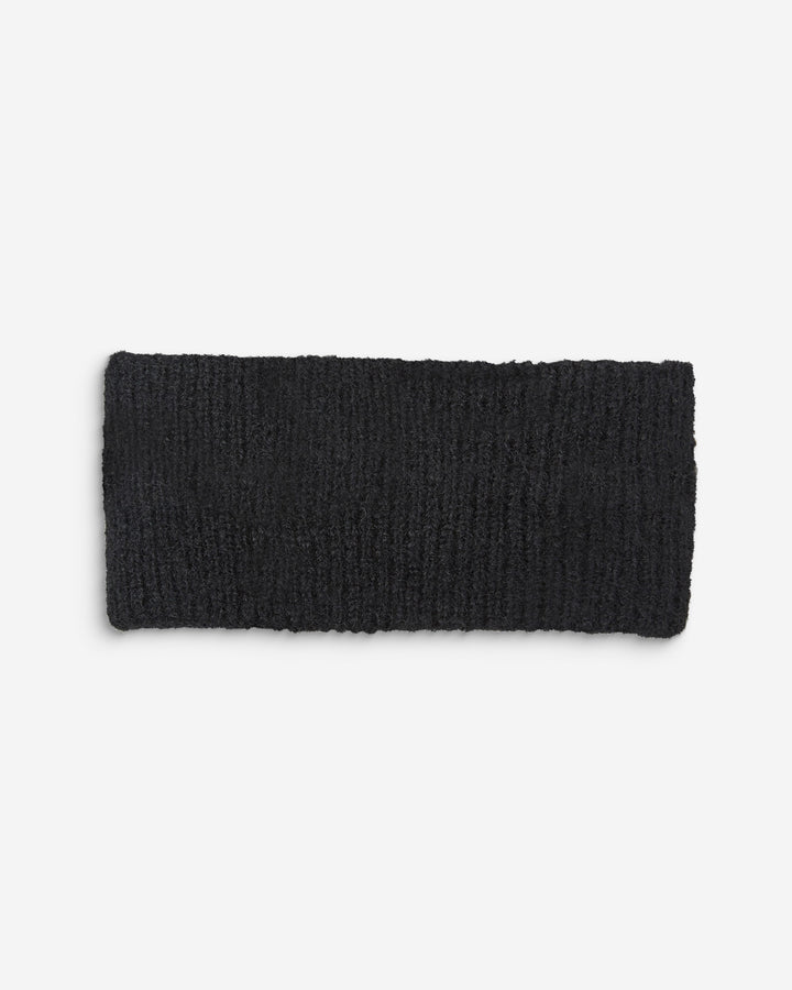 Bandeau croisé en maille noir Auden