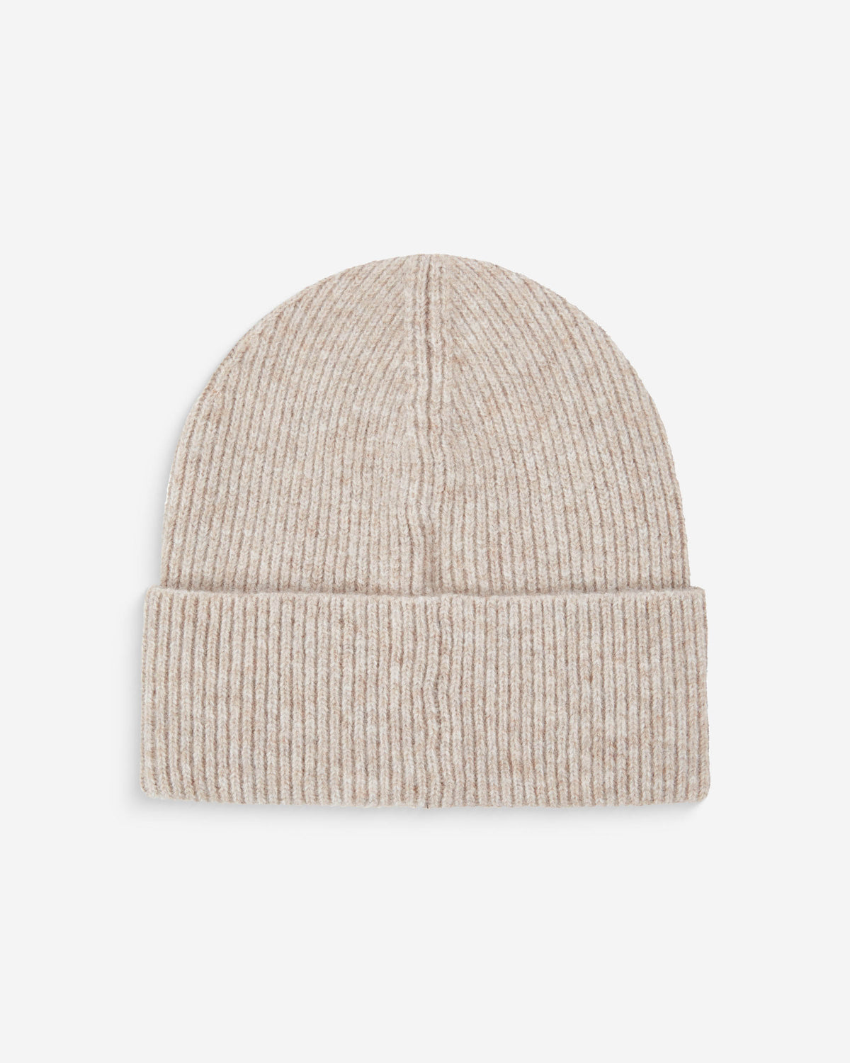Knit beanie and gloves set taupe Anicet