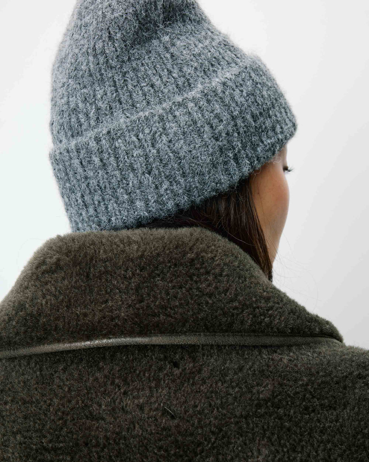 Wool-blend beanie anthracite Antorin