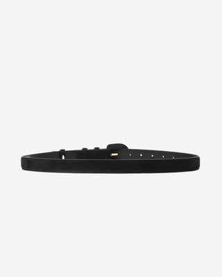 Ceinture en suédine boucle assortie noir Scotland