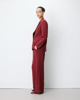 Double-breasted blazer terracotta Noix
