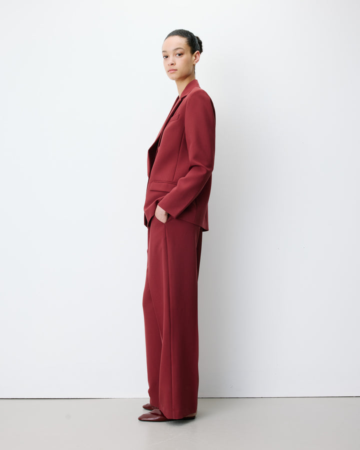 Double-breasted blazer terracotta Noix