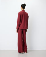 Double-breasted blazer terracotta Noix