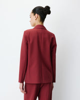Double-breasted blazer terracotta Noix