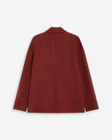 Double-breasted blazer terracotta Noix