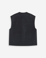 Chaleco oversize sin mangas anthracite Adagio