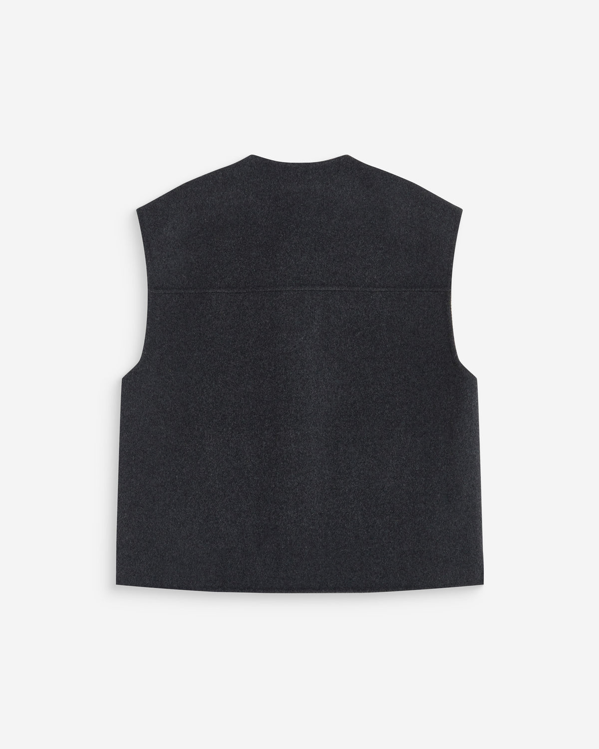 Chaleco oversize sin mangas anthracite Adagio
