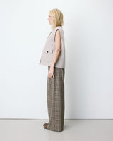 Veste sans manches oversize sable Adagio