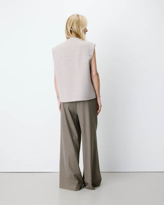 Veste sans manches oversize sable Adagio