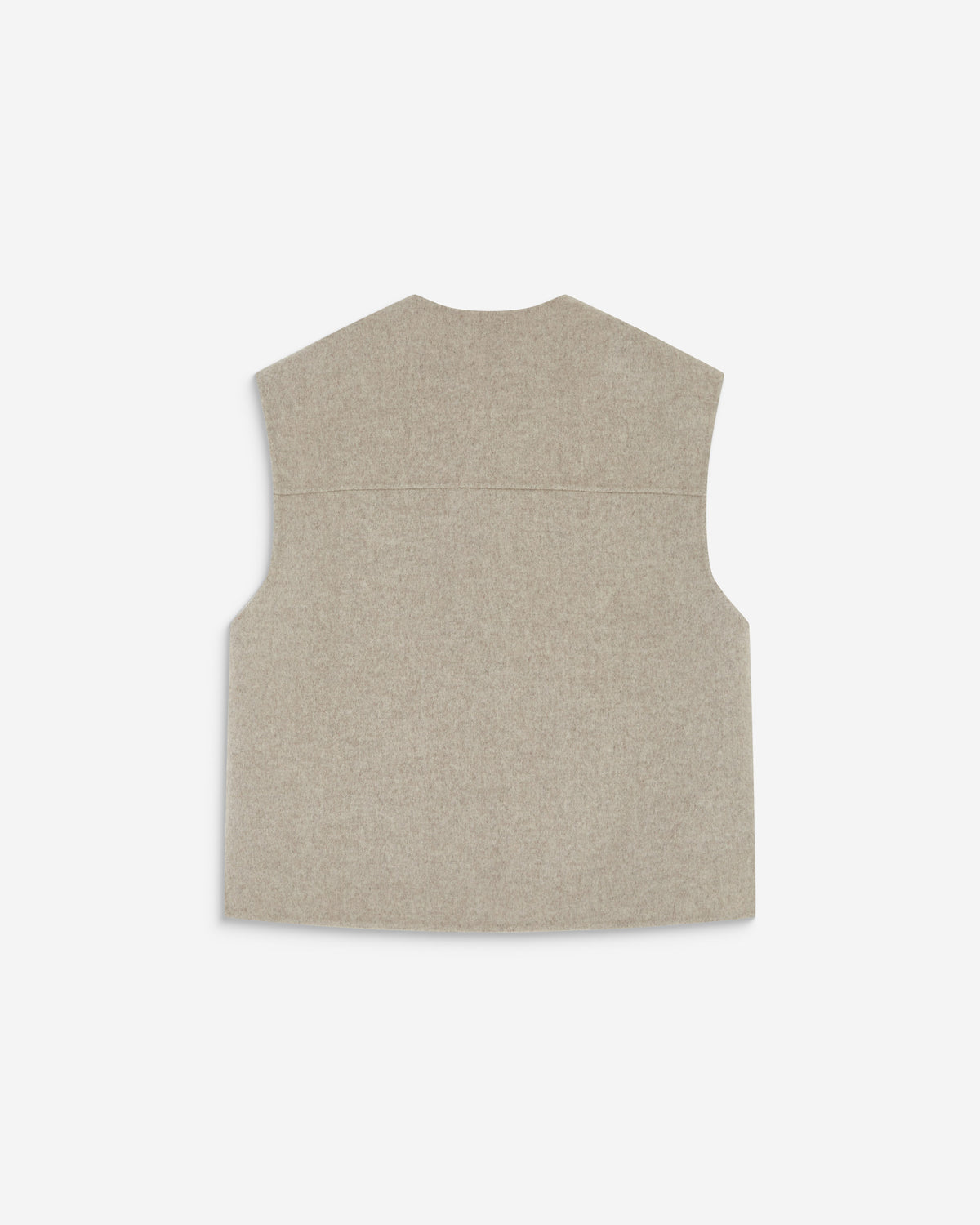 Veste sans manches oversize sable Adagio