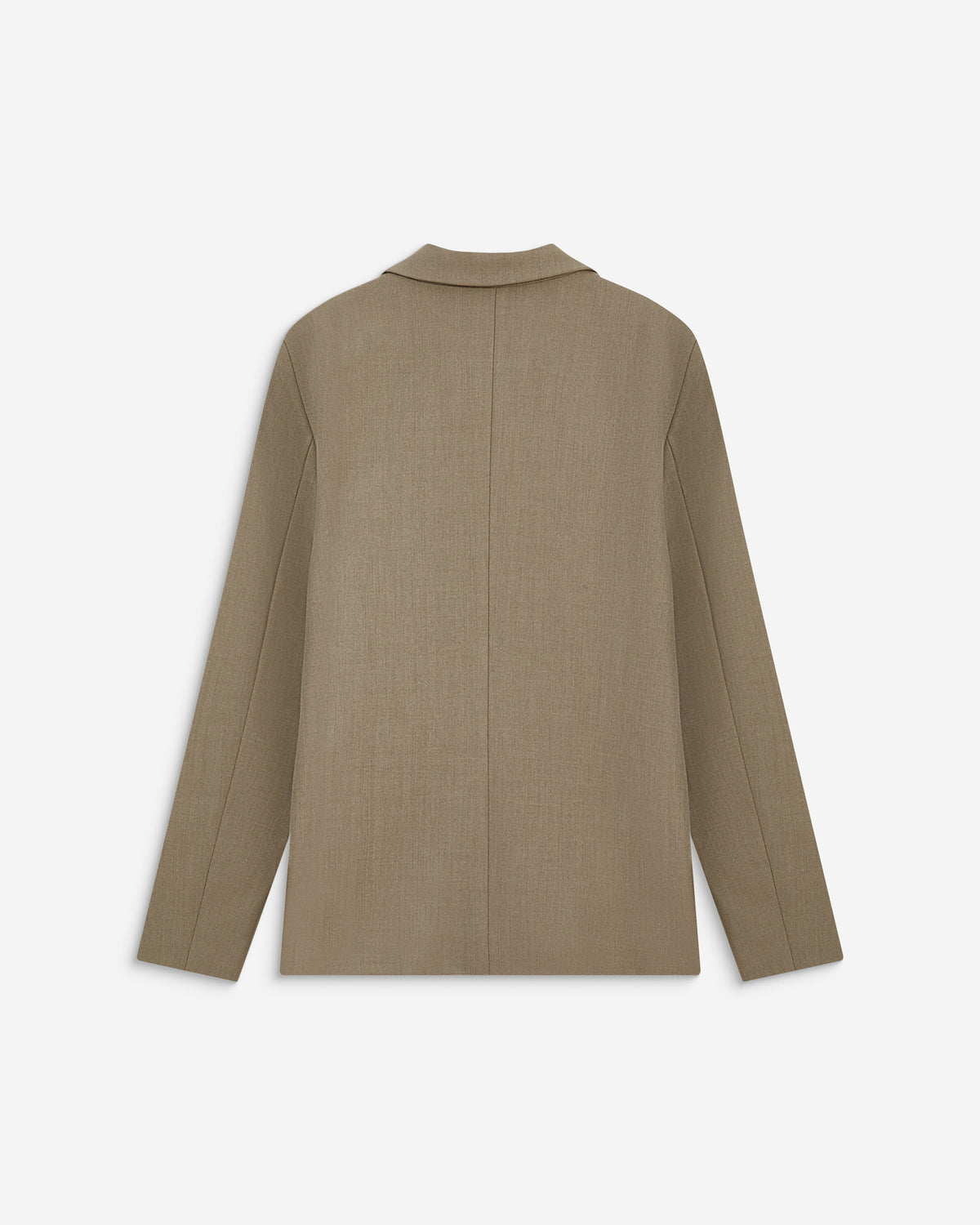 Blazer droit simple boutonnage à poches beige Alarick