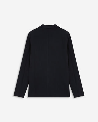Blazer droit simple boutonnage à poches marine Alarick