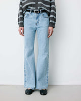 Jean flare délavé taille mi haute skyblue Joseph
