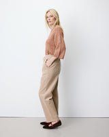 Pantalón de pana con cintura ajustable beige Liberty