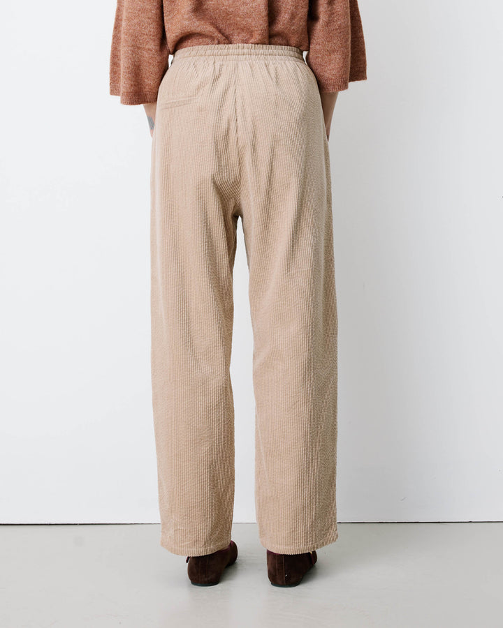 Pantalón de pana con cintura ajustable beige Liberty