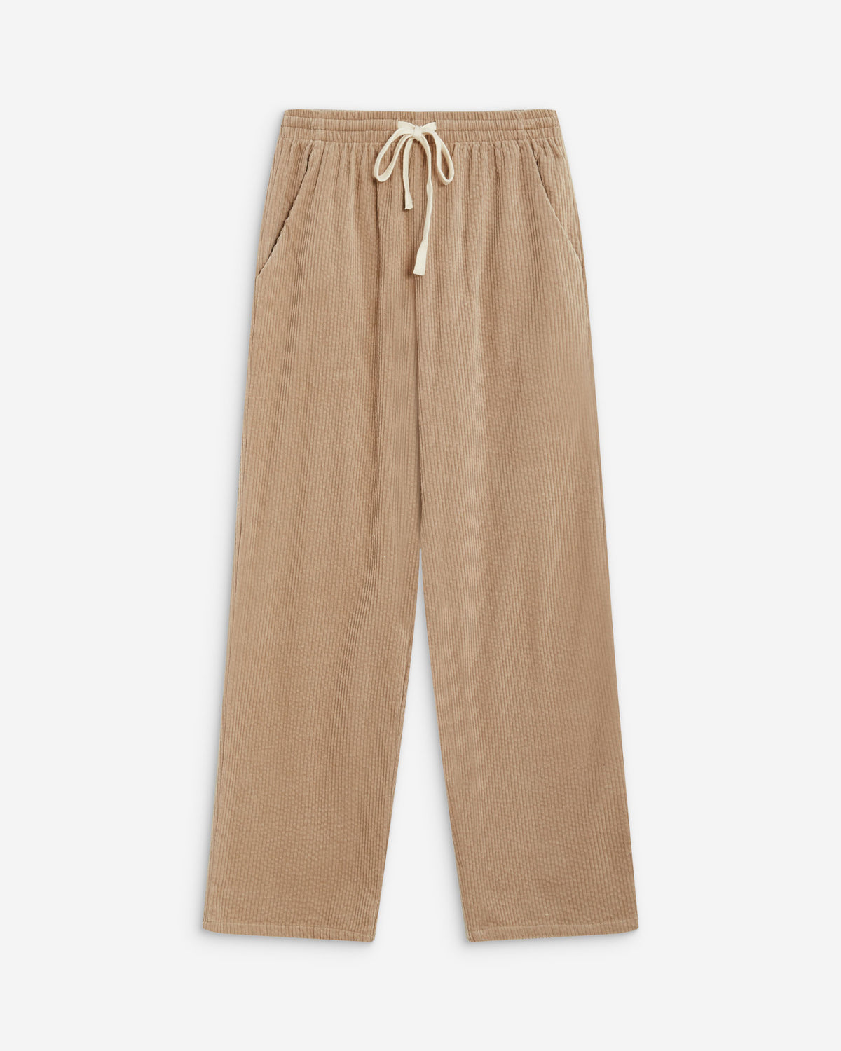 Pantalón de pana con cintura ajustable beige Liberty