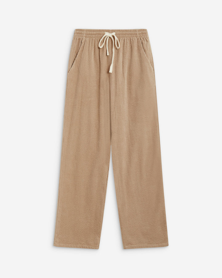 Pantalón de pana con cintura ajustable beige Liberty