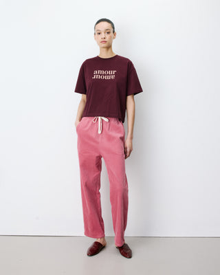 Pantalon velours côtelé taille ajustable blush Liberty