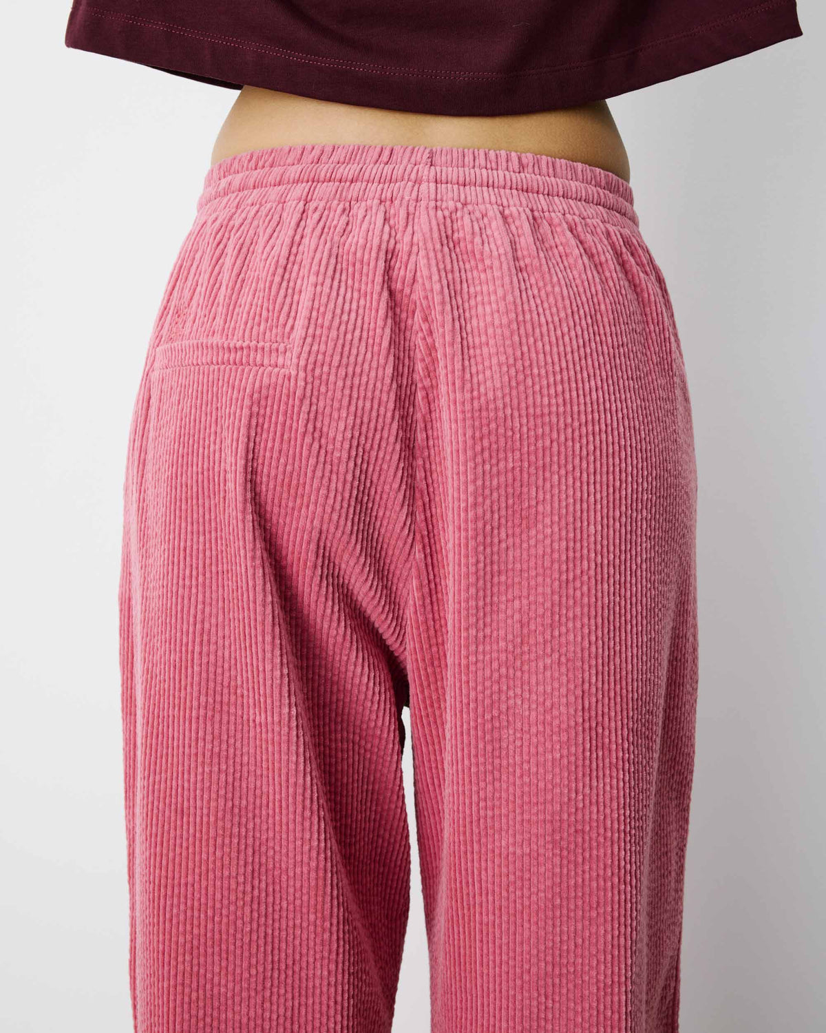 Pantalon velours côtelé taille ajustable blush Liberty