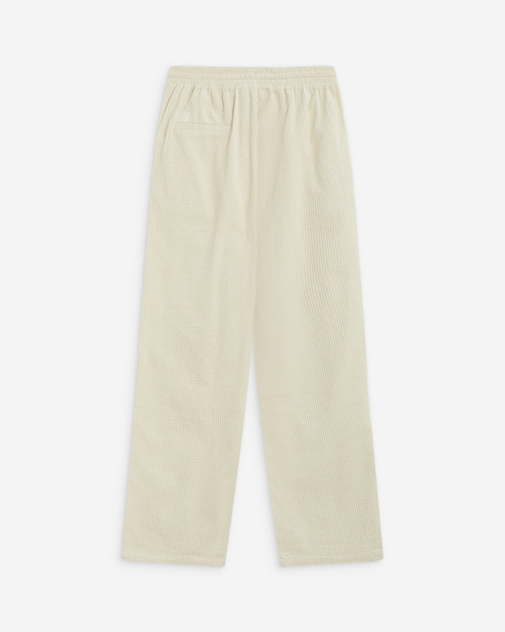 Corduroy pants with adjustable waist ecru Liberty