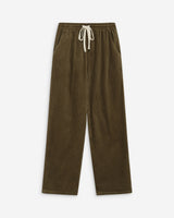 Corduroy pants with adjustable waist kaki Liberty