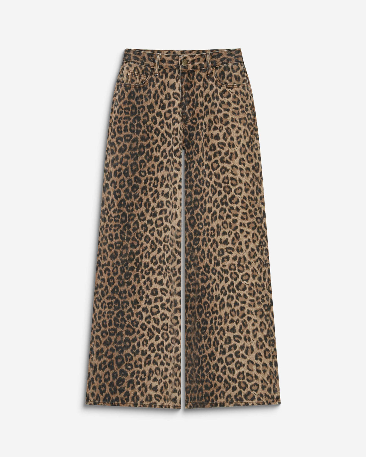 Jean taille haute loose imprimé leo Socca