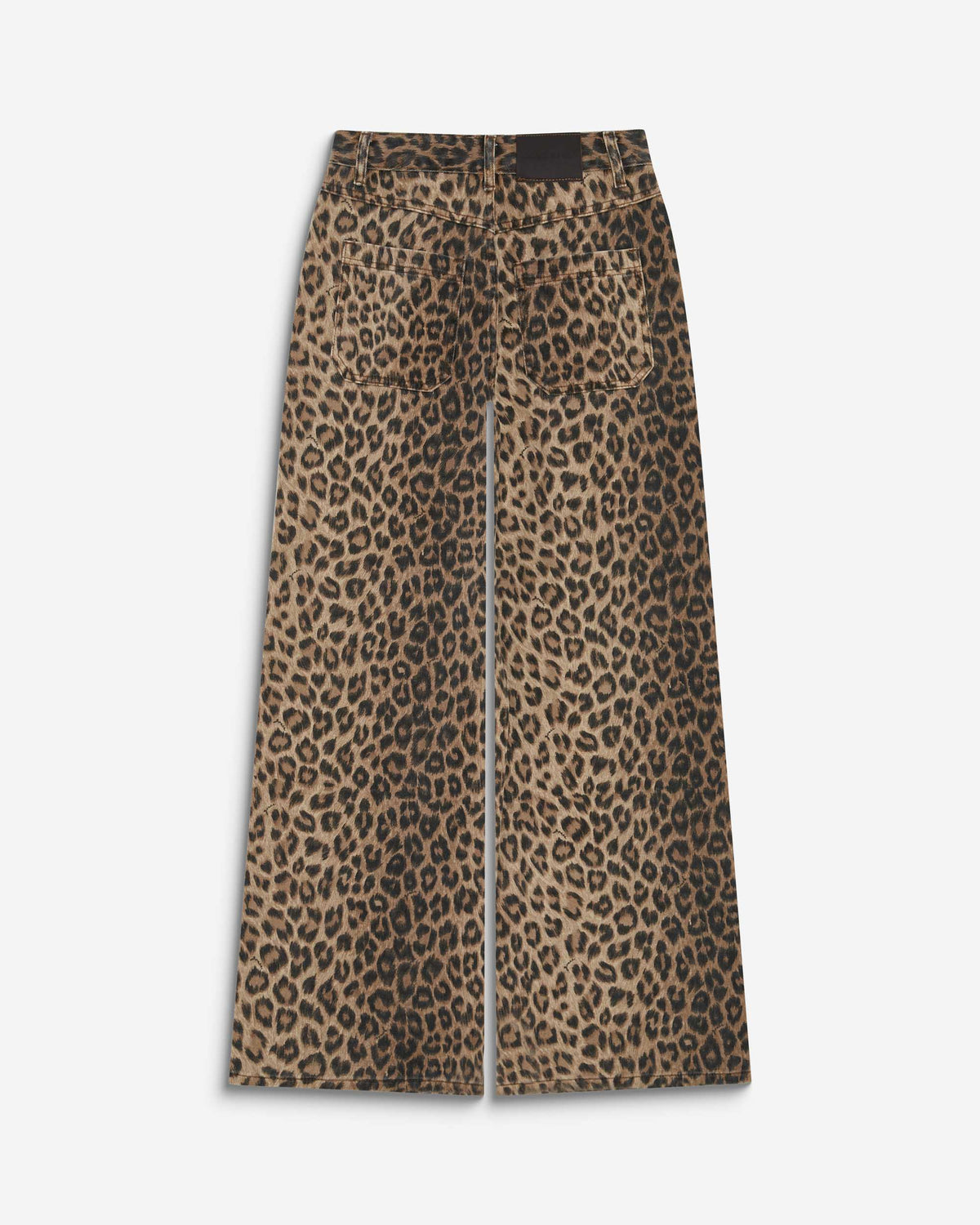 Jean taille haute loose imprimé leo Socca