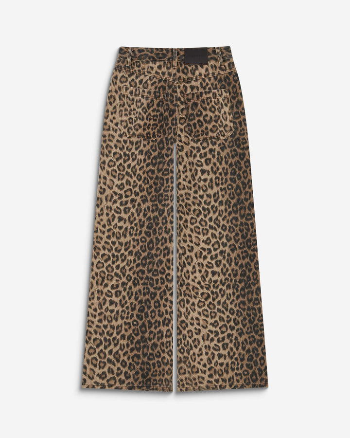 Jean taille haute loose imprimé leo Socca