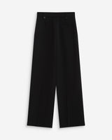 Pantalon tailleur large à plis noir Nilay