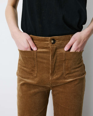 Pantalon droit velours côtelé coffee Alban
