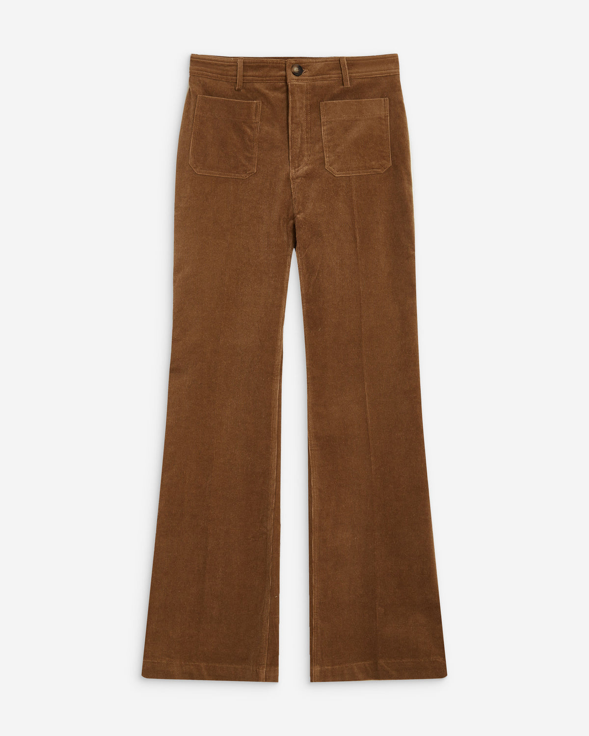 Straight corduroy pants coffee Alban