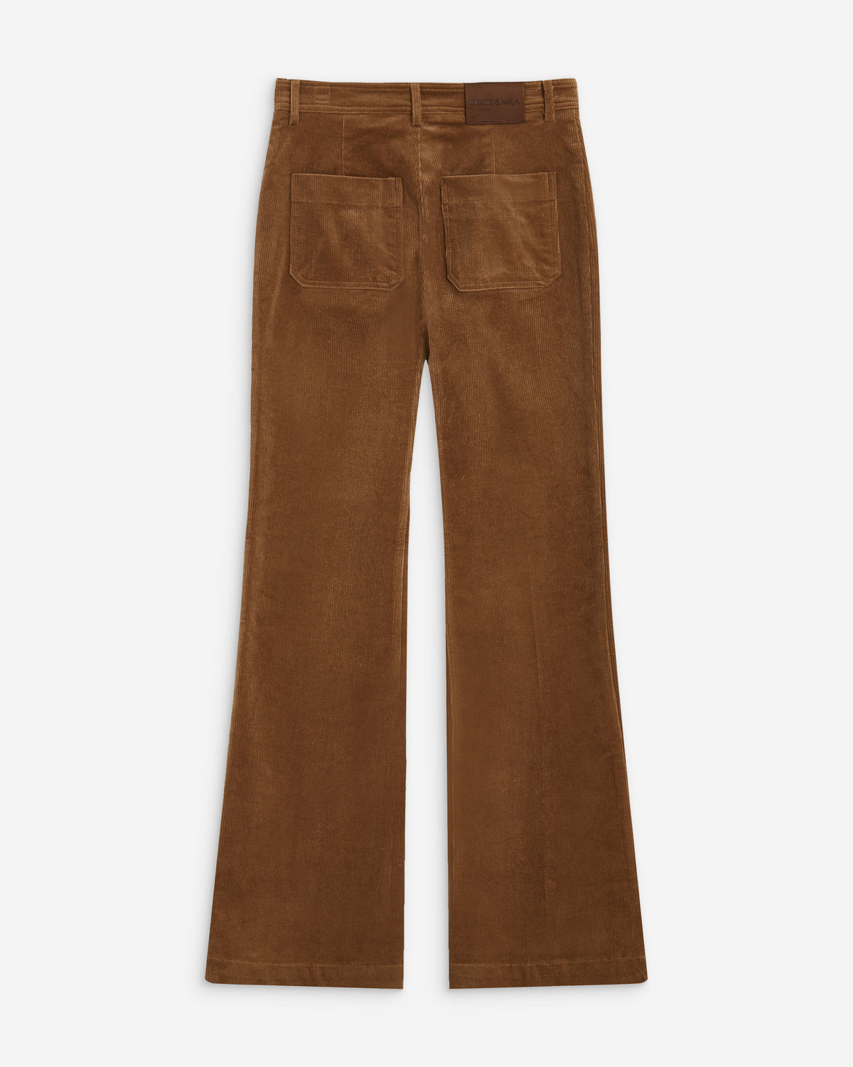Straight corduroy pants coffee Alban